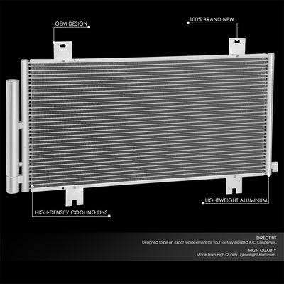 Factory Style A/C Condenser <br> 17-21 Honda Civic