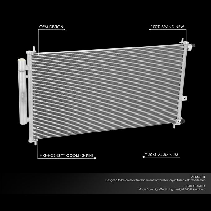 Factory Style Aluminum A/C Condenser <BR>11-12 BMW X3