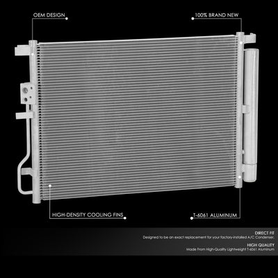 Factory Style A/C Condenser <BR> 11-12 BMW X3 28I