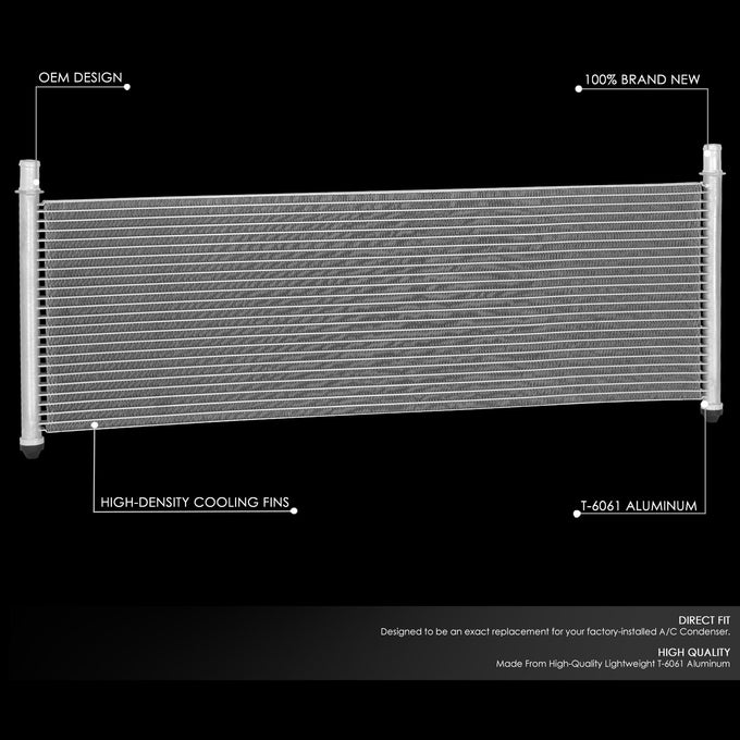 Factory Style A/C Condenser <BR> 16-21 Tesla X