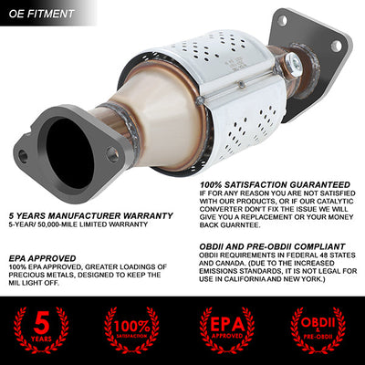 Factory Replacement Catalytic Converter <BR>05-16 Nissan Frontier 05-12 Pathfinder 4.0L V6