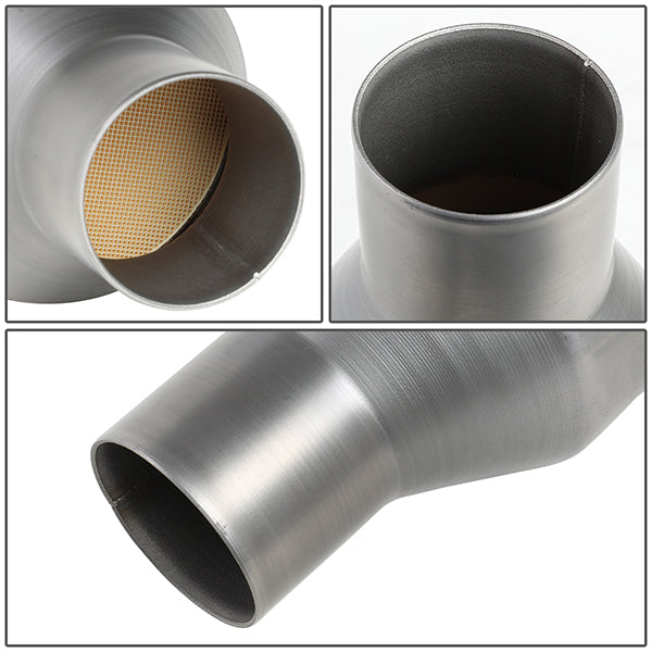 Factory Replacement Catalytic Converter <BR>Universal 2 Inlet - 11 L X 4 in. D