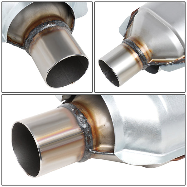 Factory Replacement Catalytic Converter <BR>Universal 2 Inlet - 15 L x 5 W x 4 in. H