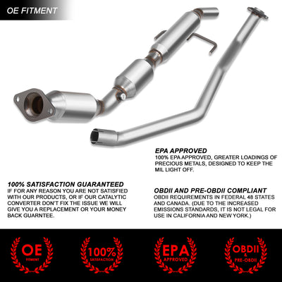 Factory Style Catalytic Converter <BR>09-10 Pontiac Vibe, Toyota Corolla, Matrix