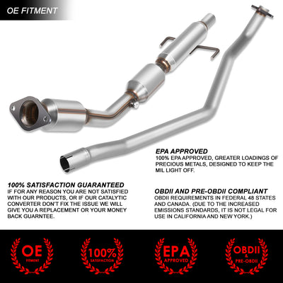 Factory Style Catalytic Converter <BR>14-19 Toyota Corolla