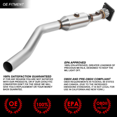 Factory Style Catalytic Converter <BR>07-10 Chrysler Sebring, 08-14 Dodge Avenger