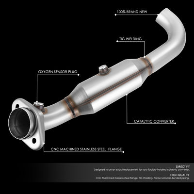 Factory Style Catalytic Converter <BR>07-14 Ford Expedition, Lincoln Navigator, 09-14 F-150