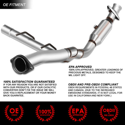 Factory Style Catalytic Converter <BR>07-14 Ford Expedition, Lincoln Navigator, 09-14 F-150
