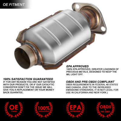 3.0L Rear Factory Style Catalytic Converter <BR>99-03 Lexus RX300, 01-03 Toyota Highlander