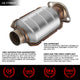 3.0L Rear Factory Style Catalytic Converter <BR>99-03 Lexus RX300, 01-03 Toyota Highlander