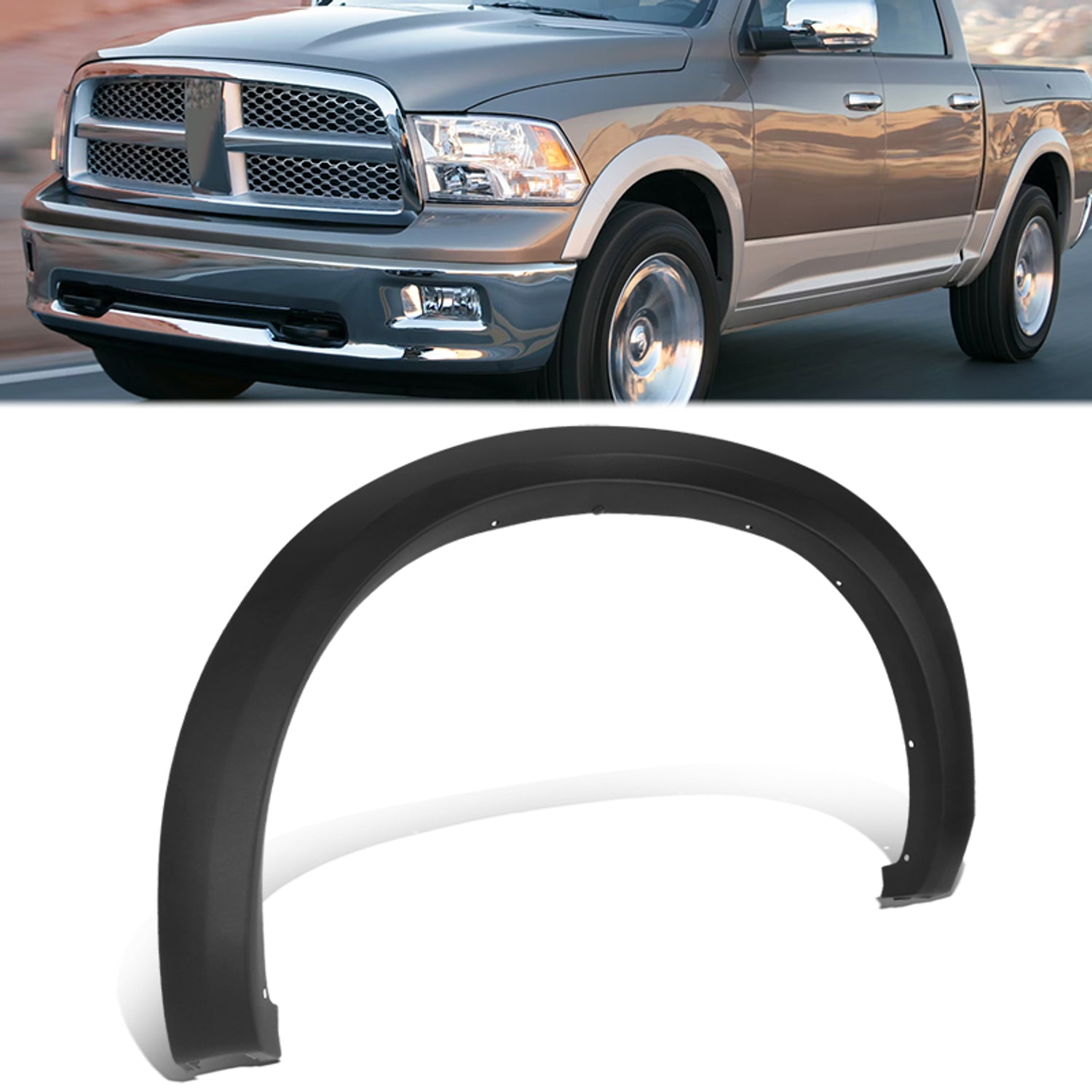 Rear Right Fender Flare Bracket <br> 10-18 Dodge Ram 1500 2500 3500