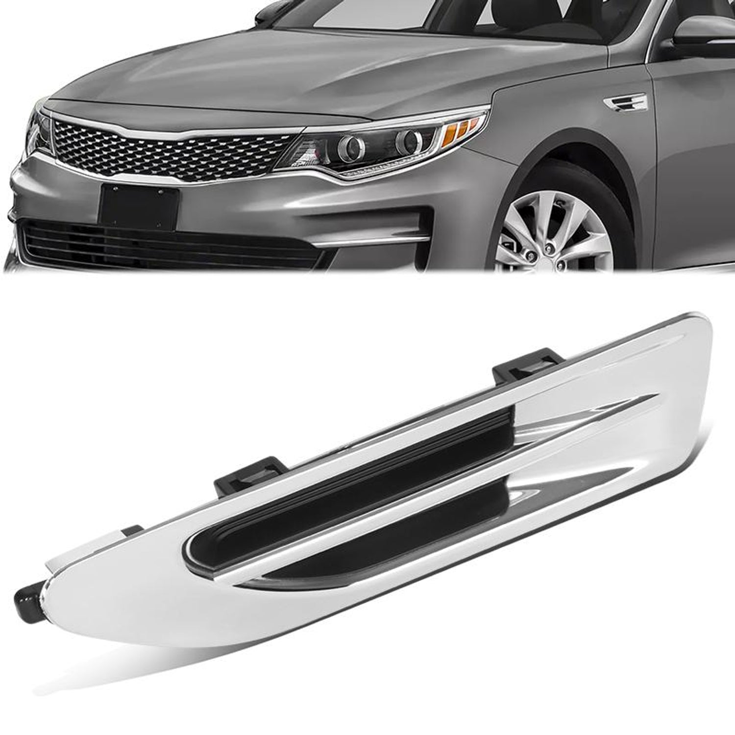 Front Left Side Fender Garnish <br> 16-17 Kia Optima