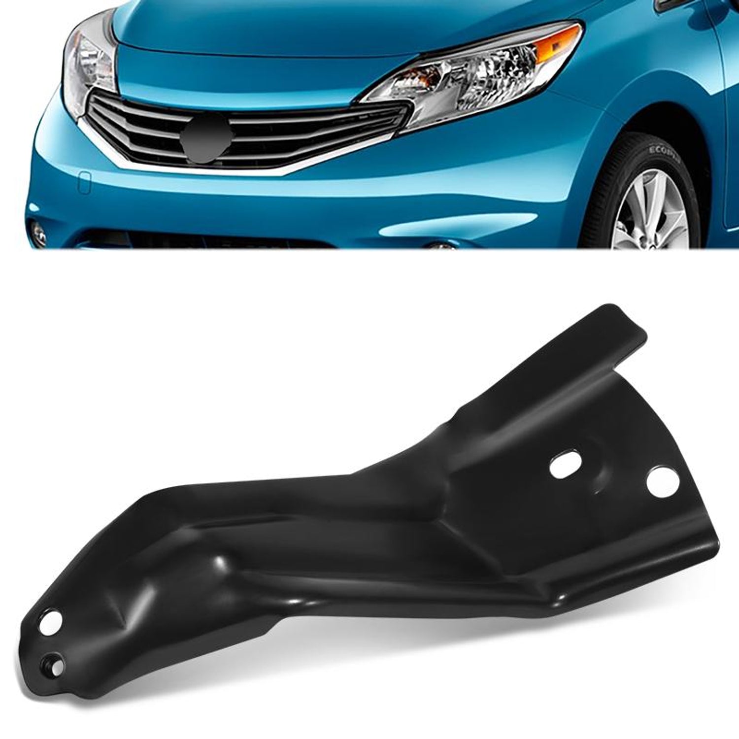 Front Right Side Fender Brace <br> 12-19 Nissan Versa
