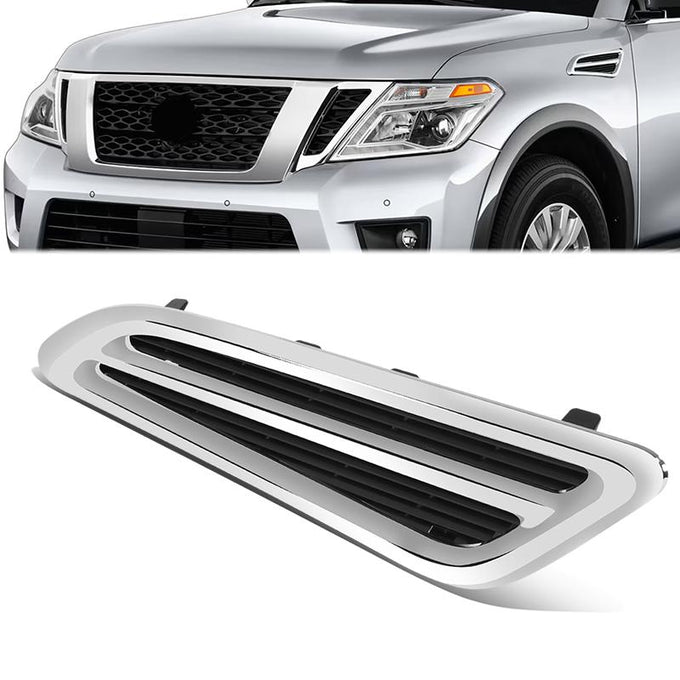 Front Left Side Fender Moulding <br> 17-24 Nissan Armada
