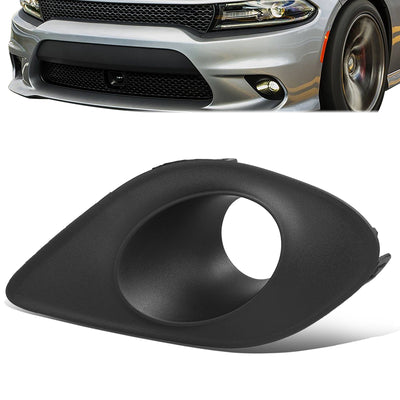 Factory Style Fog Light Bezels (Driver Left) <BR>15-23 Dodge Charger