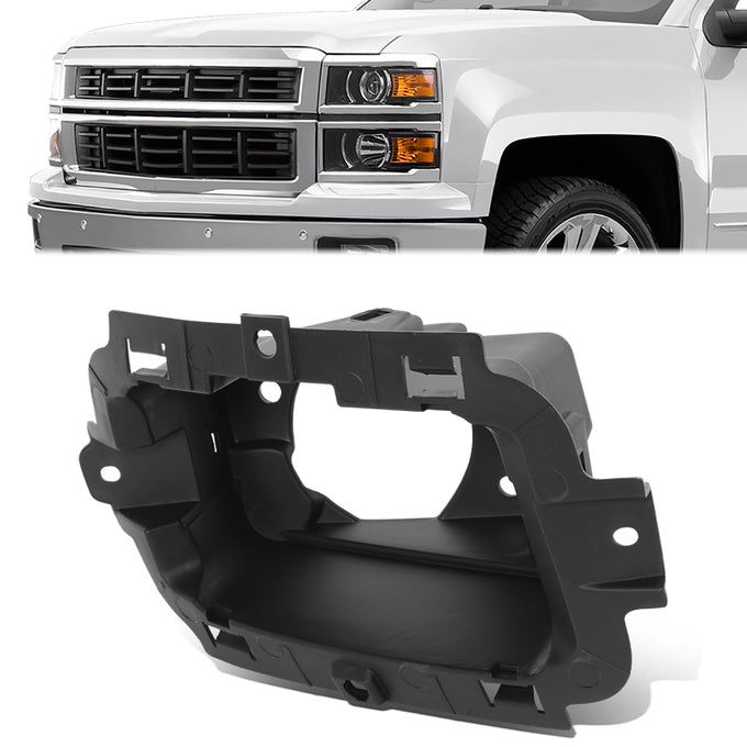 Front Right Side Fog Lamp Bracket <br> 14-15 Chevrolet Silverado 1500