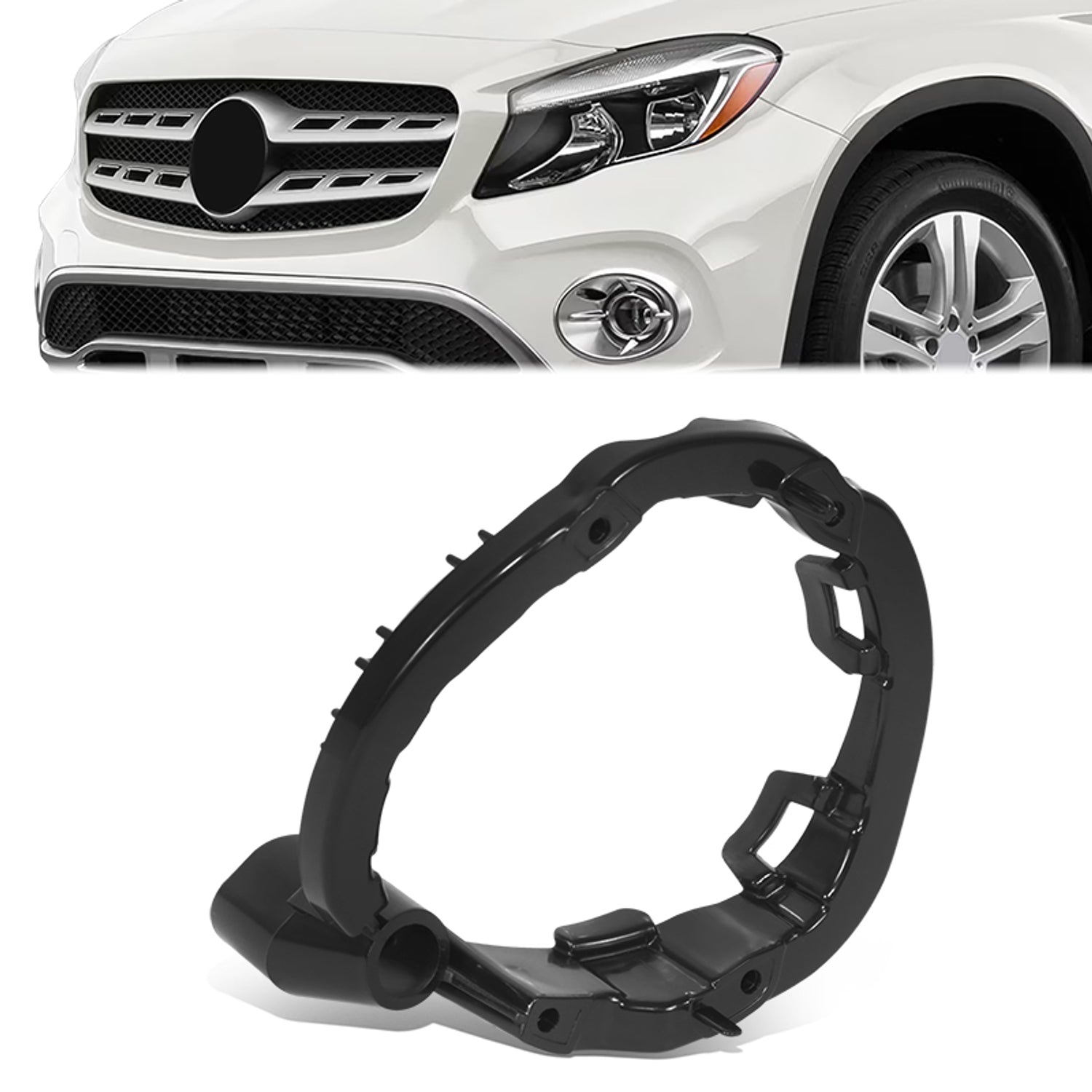 Front Right Side Fog Lamp Bracket <br> 15-20 Mercedes-Benz GLA250