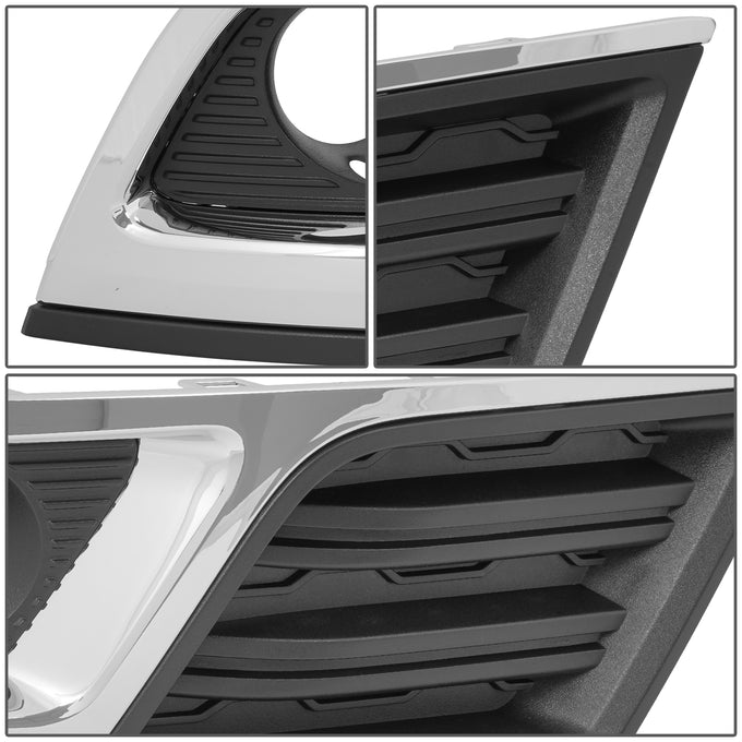 Factory Style Fog Light Bezel <BR>13-17 Chevy Traverse