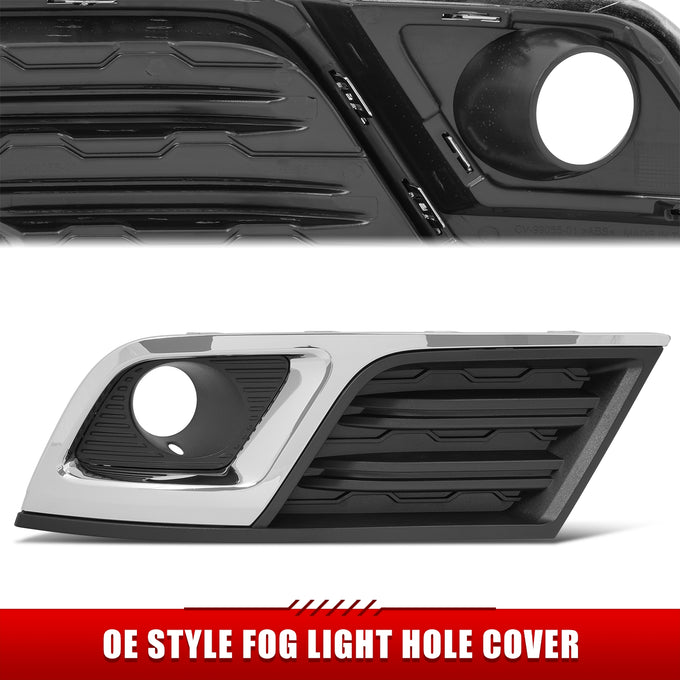 Factory Style Fog Light Bezel <BR>13-17 Chevy Traverse