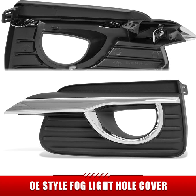 Factory Style Fog Light Bezel <BR>14-17 Infiniti Q50
