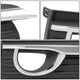 Factory Style Fog Light Bezel <BR>14-17 Infiniti Q50