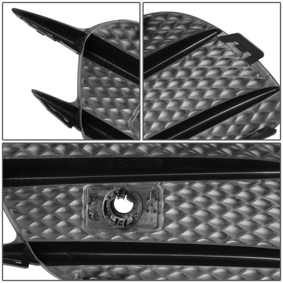 Factory Style Fog Light Bezel <BR>17-19 Mercedes-Benz E300, 20 E350, 17-18 E400, 19-20 E450