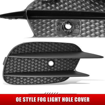 Factory Style Fog Light Bezel <BR>17-19 Mercedes-Benz E300, 20 E350, 17-18 E400, 19-20 E450