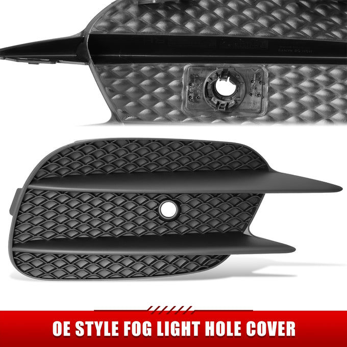 Factory Style Fog Light Bezel <BR>17-19 Mercedes-Benz E300, 20 E350, 17-18 E400, 19-20 E450