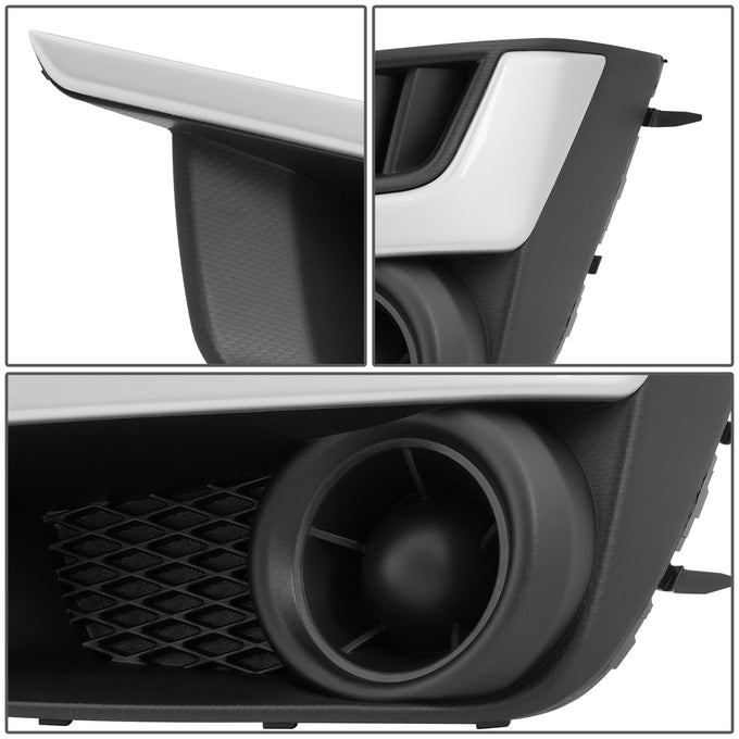 Factory Style Fog Light Bezel <BR>15-16 Subaru Impreza