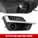 Factory Style Fog Light Bezel <BR>15-16 Subaru Impreza