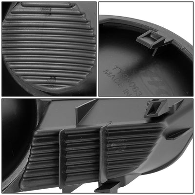 Factory Style Fog Light Bezel <BR>08-10 Toyota Highlander