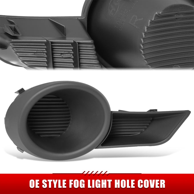 Factory Style Fog Light Bezel <BR>08-10 Toyota Highlander
