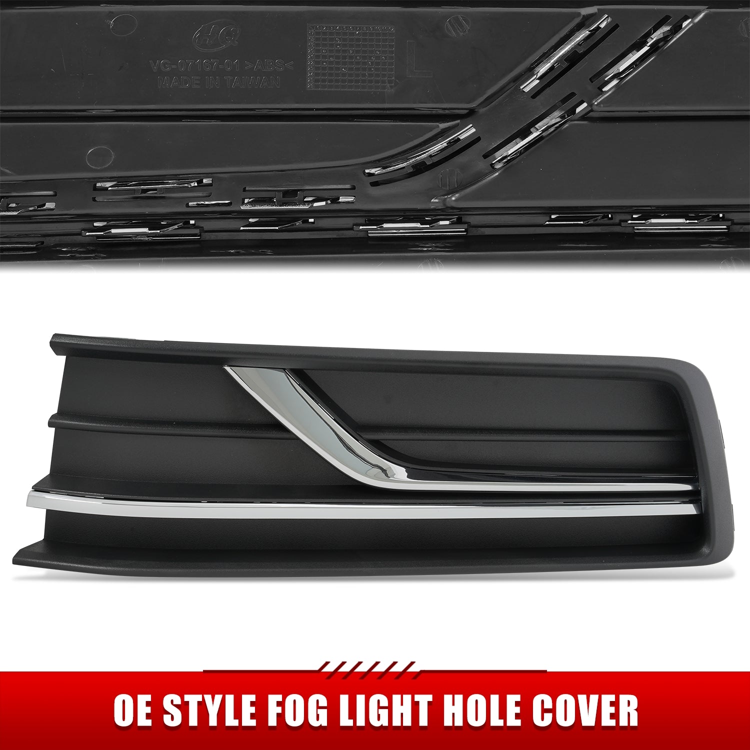 Factory Style Fog Light Bezel <BR>16-19 VW Passat