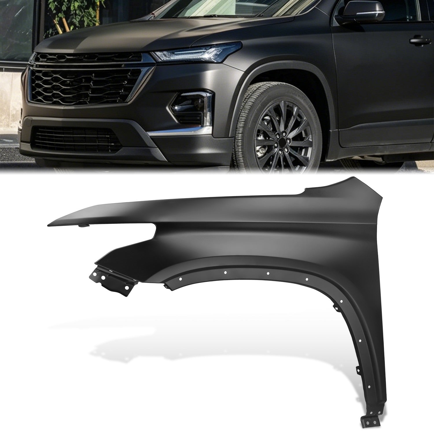 Factory Style Driver Side Left Fender Panel<br>18-24 Chevy Traverse