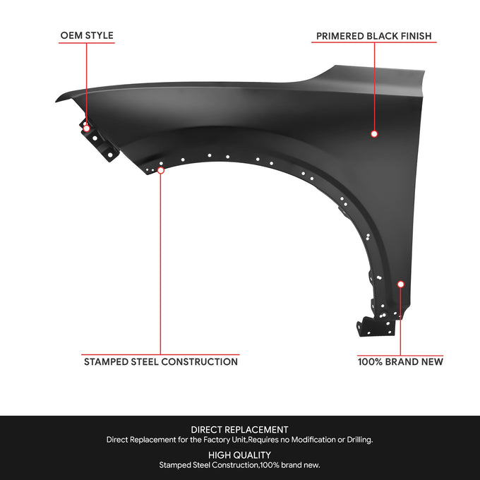 Factory Style Driver Side Left Fender Panel<br>19-25 Chevy Blazer