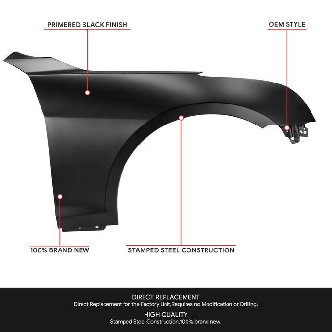 Factory Style Passenger Side Right Fender Panel<br>13-18 Cadillac ATS