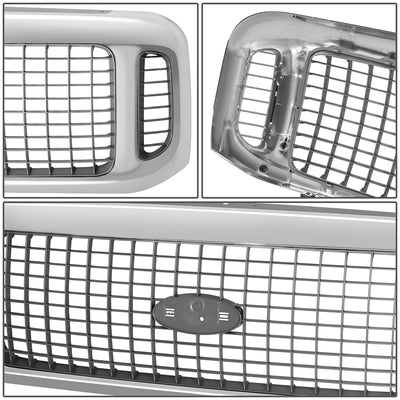 Factory Style Front Bumper Grille <br>02-04 Ford Excursion, Limited, XLT
