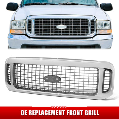 Factory Style Front Bumper Grille <br>02-04 Ford Excursion, Limited, XLT