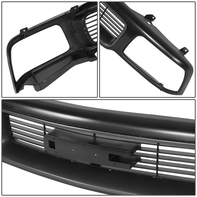 Factory Style Grille w/Headlight Holes <br> 94-95 GMC Sonoma, SL, SLE, SLS
