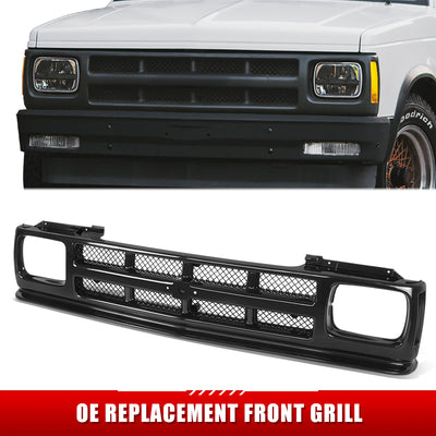 Factory Style Front Bumper Grille <br>91-94 Chevy S-10 Blazer, 1993 S-10 Pickup