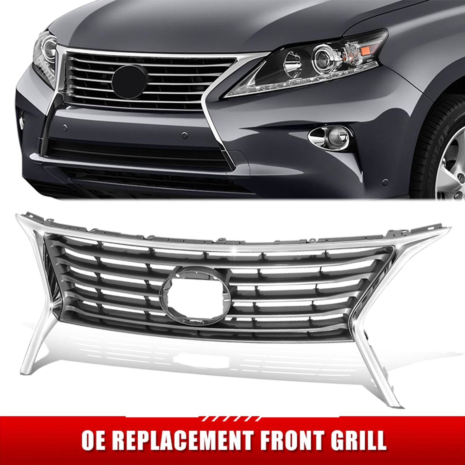 Horizontal Slats Grille <br> 13-15 Lexus RX350