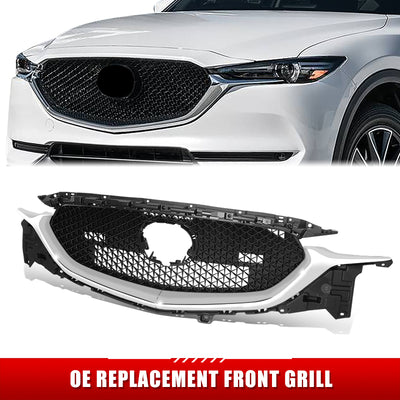 Factory Style Front Bumper Grille <br>17-21 Mazda CX-5