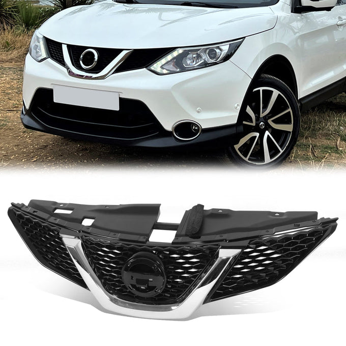Factory Style Front Bumper Grille <br>2017 Nissan Qashqai, Rogue Sport