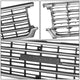 Factory Style Front Bumper Grille <br>88-90 Toyota Land Cruiser