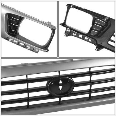 Factory Style Front Bumper Grille <br>95-97 Toyota Tacoma 4WD