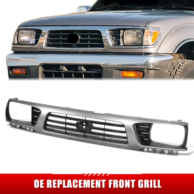 Factory Style Front Bumper Grille <br>95-97 Toyota Tacoma 4WD