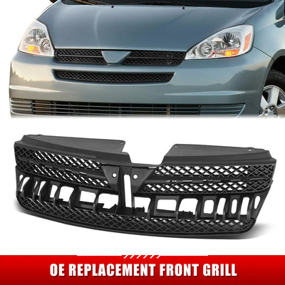 Factory Style Front Bumper Grille <br>04-08 Toyota Sienna