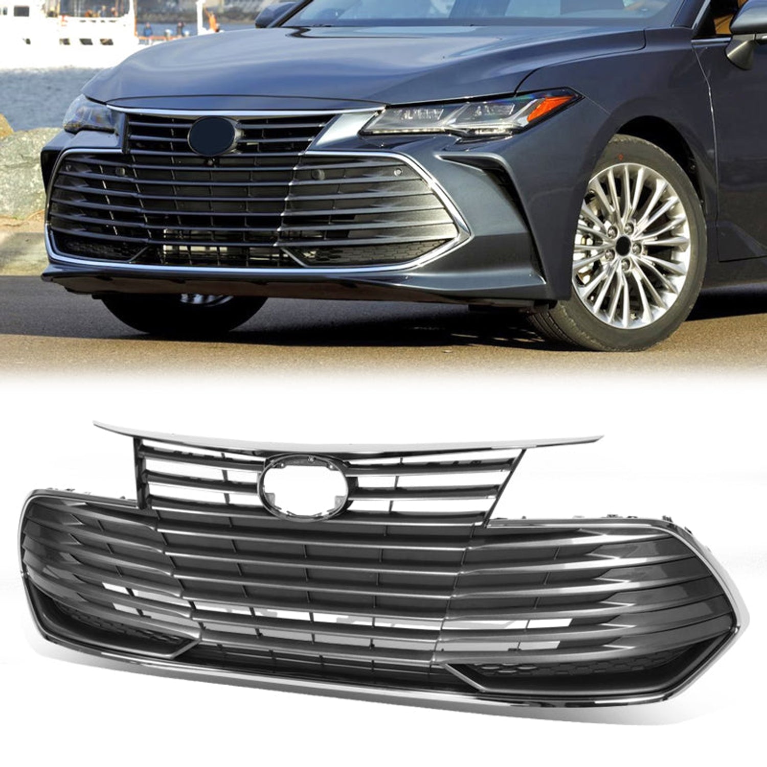 Factory Style Front Bumper Grille <br>19-22 Toyota Avalon