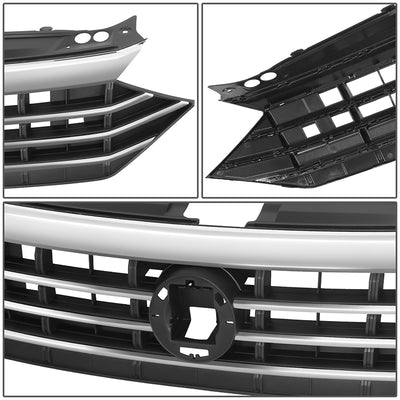 Factory Style Front Bumper Grille <br>19-21 Volkswagen Jetta S, Se, Sel, Sel Premium