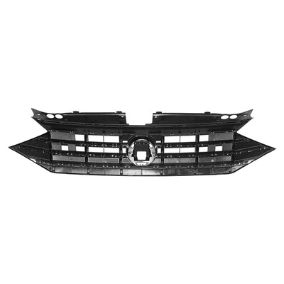 Factory Style Front Bumper Grille <br>19-21 Volkswagen Jetta S, Se, Sel, Sel Premium
